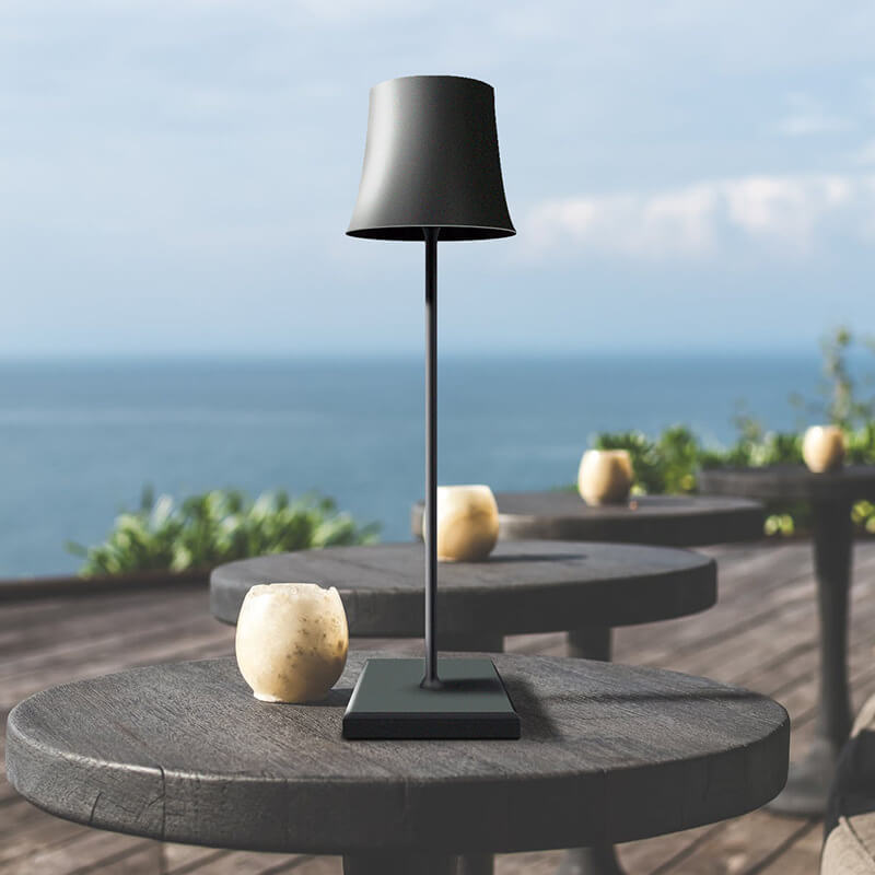 Nordic Creative Arc Shade Touch Infinitely Dimmable LED Table Lamp