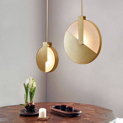 Nordic Minimalist Disc Design LED Pendant Light