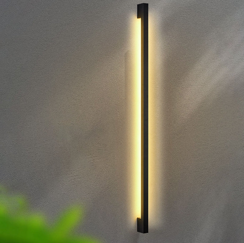 Modern Simplicity Long Strip Aluminum Silicone LED Wall Sconce Lamp