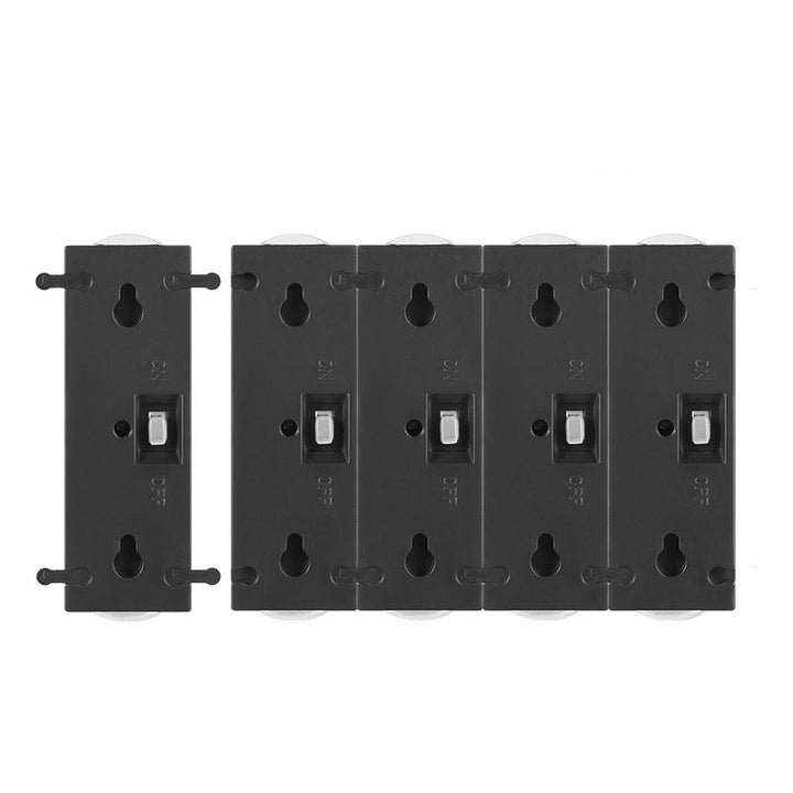 Aplique de pared LED solar exterior impermeable de tira larga de ABS y PC de estilo minimalista moderno para exterior 