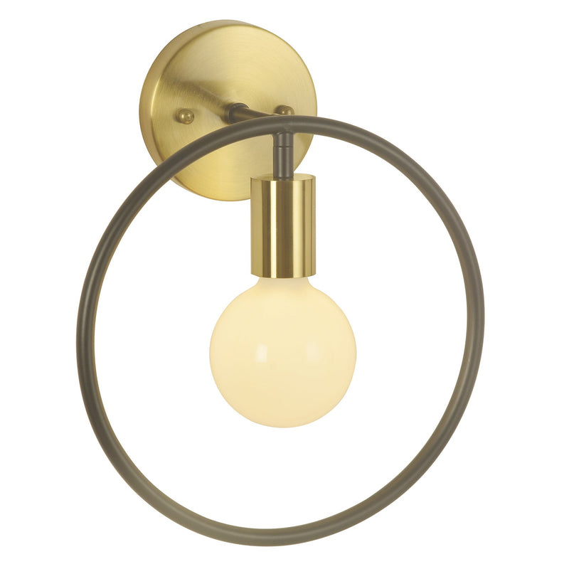 Nordic Minimalist Circle Iron 1-Light Wall Sconce Lamp