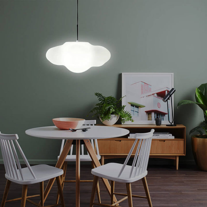 Moderne Harz schwebende Wolken Design Bunte LED Pendelleuchte 