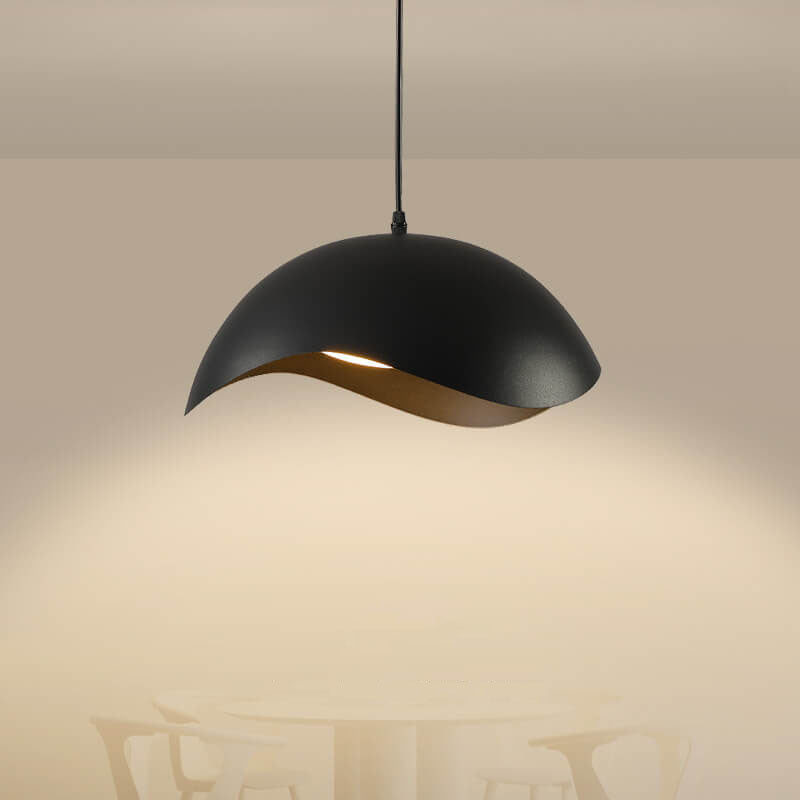 Nordic Minimalist Dome Wave Design LED Pendant Light