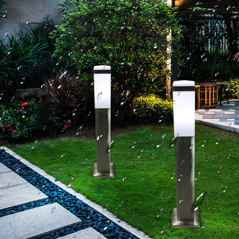 ضوء مسار LED مقاوم للماء عمود مربع حديقة خارجية 