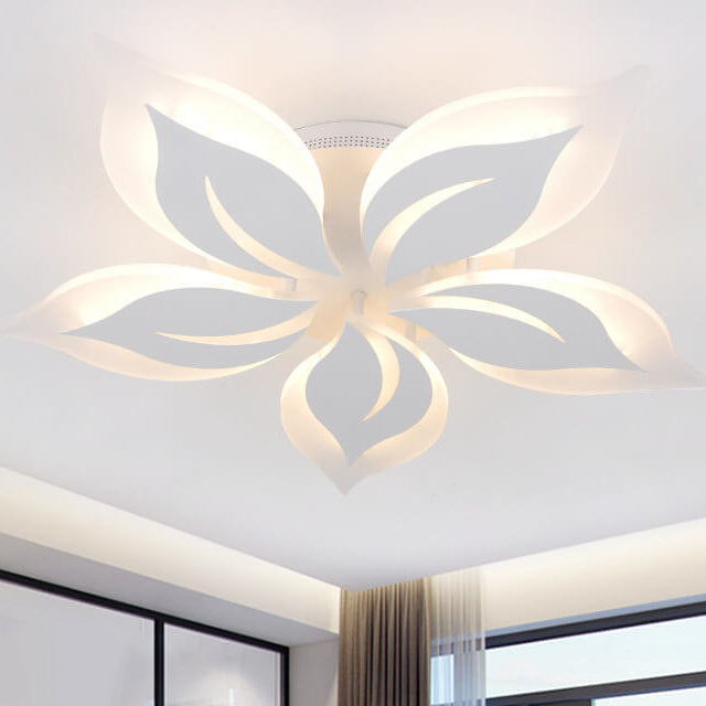 Modern Creative Bauhinia Flower Acrylic LED Flush Mount Ceiling Light