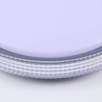 Moderne Luxus-Kristallwasserwellen-Diamant-Kreis-LED-Deckenleuchte für bündige Montage