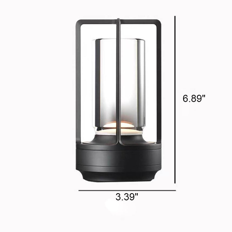 Nordic Vintage Aluminium Messing USB wiederaufladbare Nachtlicht Tischlampe