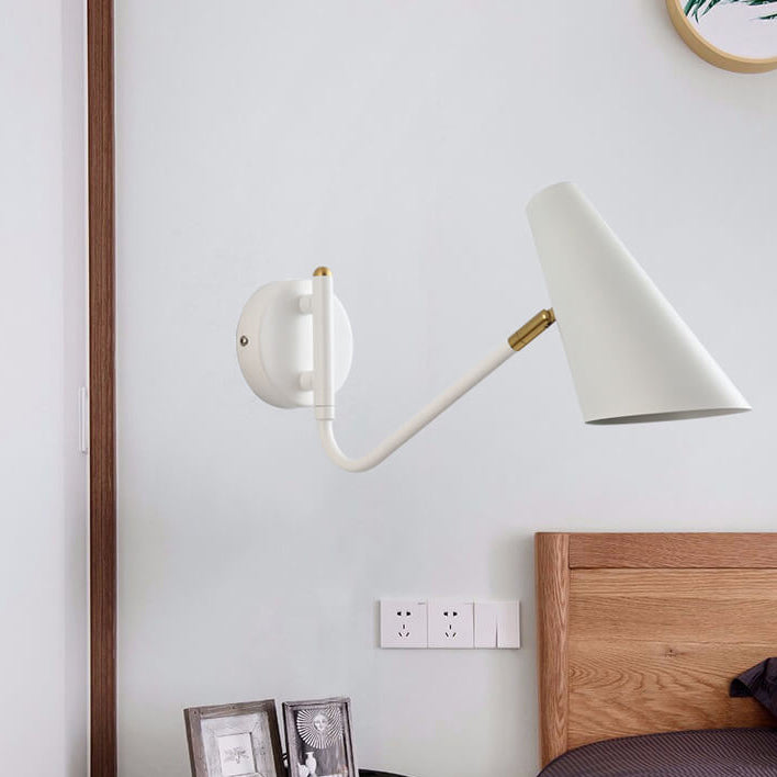 Nordic Creative Simple Rotating 1-Light Wall Sconce Lamp