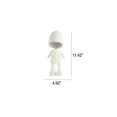 Conception de robot en résine créative LED Lampe de chevet Table de cire fondue 