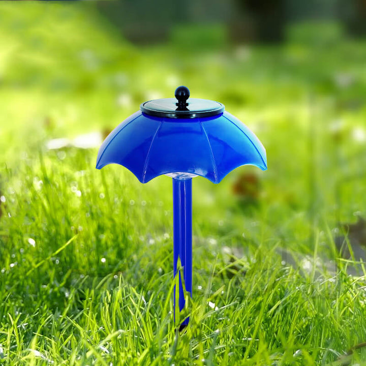 Diseño de Sombrilla Solar Lámpara de Piso Decorativa con LED para Jardín 