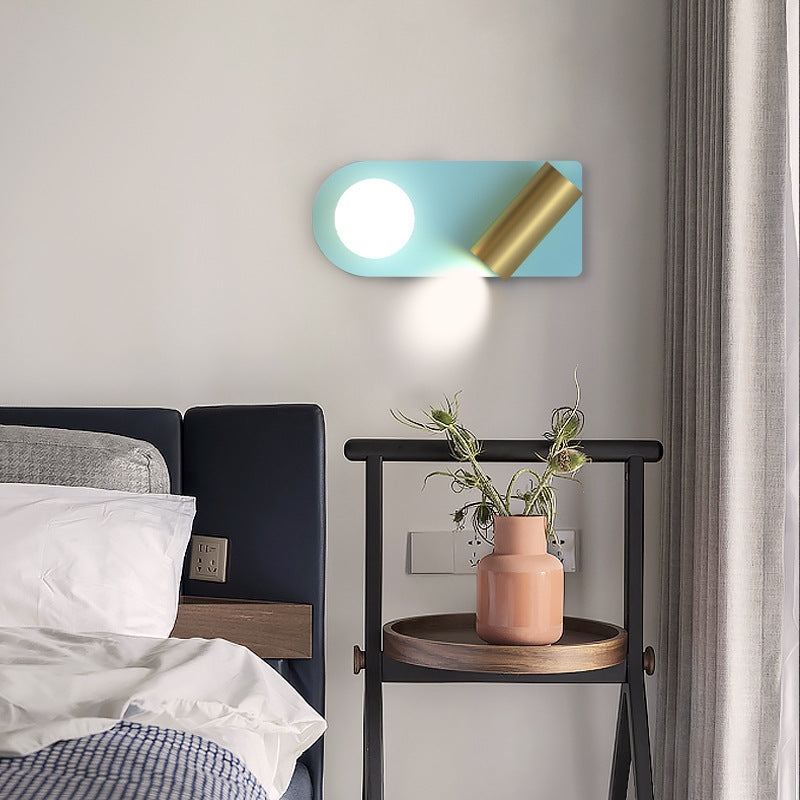 Minimalistische ovale flache drehbare Spot-LED-Wandleuchte 