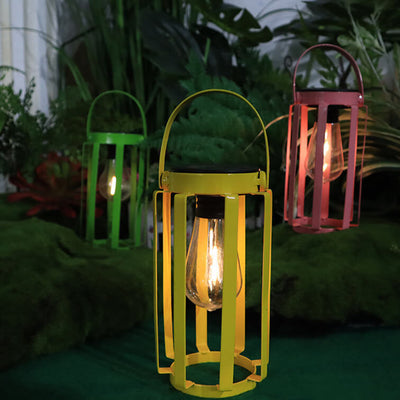 Solar Creative Iron Color Cage LED Outdoor Garden Landscape Light