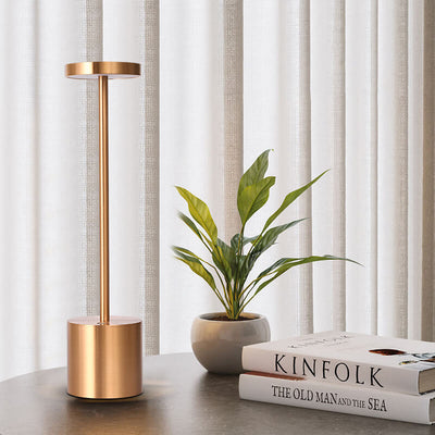 Modern Aluminum USB Rechargeable LED Decorative Table Lamp