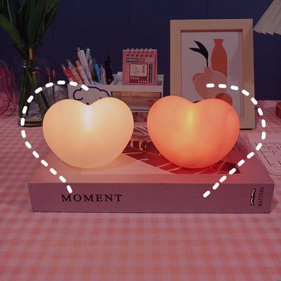 Modern Silicone Creative Heart LED Night Light Table Lamp