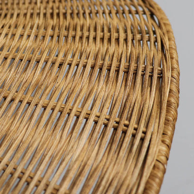Japanische Vintage Wabi-Sabi Rattan Weaving 1-Licht Pendelleuchte 