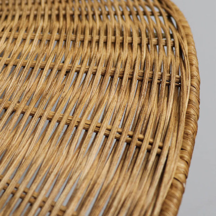 Japanische Vintage Wabi-Sabi Rattan Weaving 1-Licht Pendelleuchte 