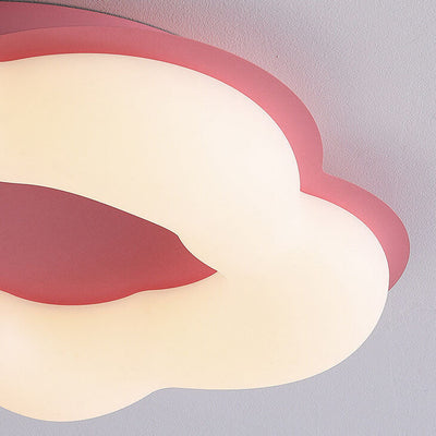 Modern Minimalist Colorful Clouds PE LED Flush Mount Ceiling Light