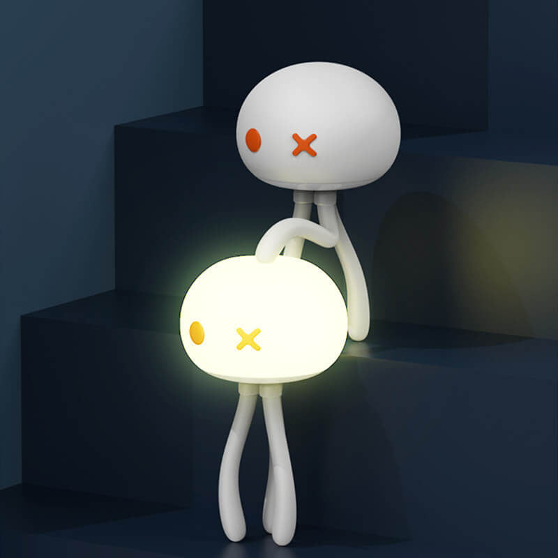 Lámpara de Mesa LED de Medusa Creativa de Silicona 