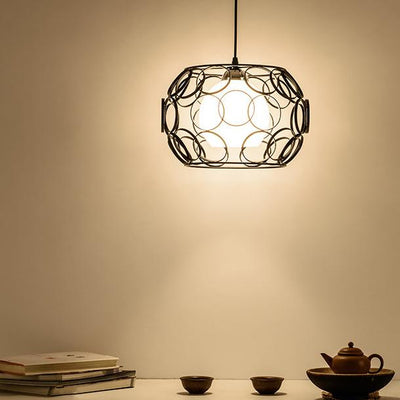 Modern Creative Wrought Iron 1-Light Pendant Light