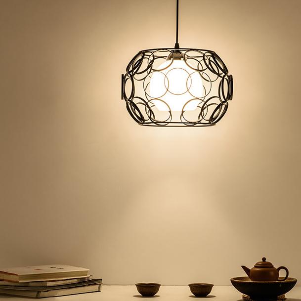 Moderne créatif fer forgé 1-lumière suspension 