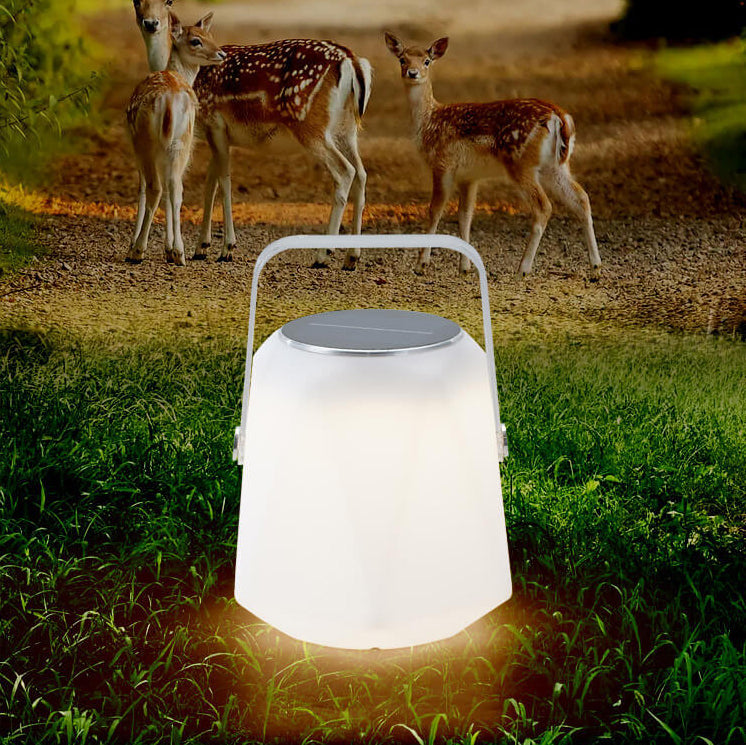 Lumière de camping portable à LED avec télécommande solaire de simplicité contemporaine pour patio extérieur 
