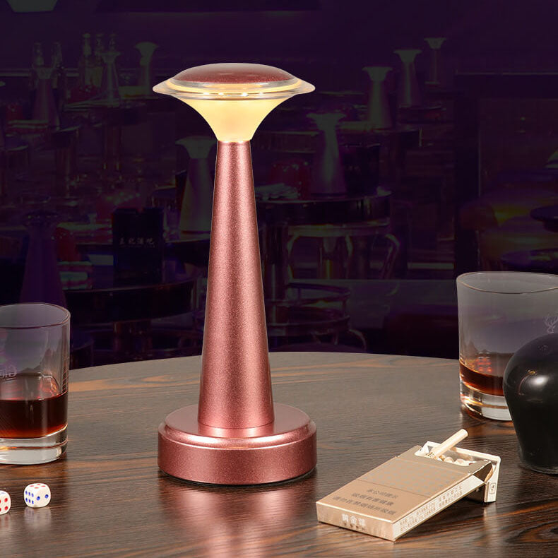 Lampe de table moderne à LED en acrylique et fer 