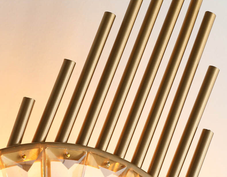 مصباح حائط LED بتصميم إبداعي من الكريستال الفاخر 