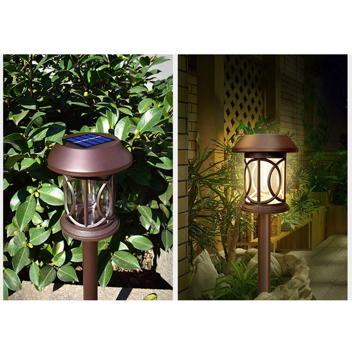 Lumière paysagère à LED solaire décorative pour pelouse extérieure classique moderne 