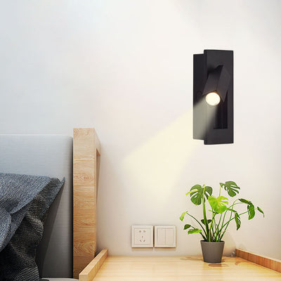 Moderne minimalistische LED-Wandleuchte aus Aluminium