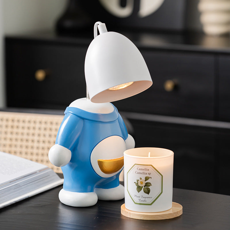 Modern Creative Cartoon Robot 1-Light Melting Wax Table Lamp