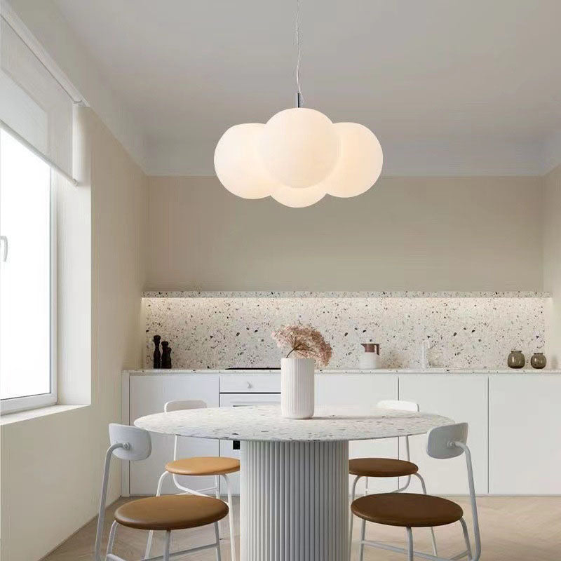 Moderne, minimalistische Flower Bubble LED-Deckenleuchte für Kinder 