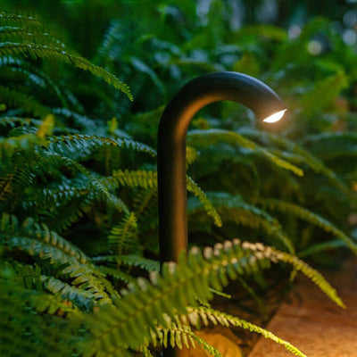 Waterproof Bending Faucet Design LED Outdoor Lawn Floor Light