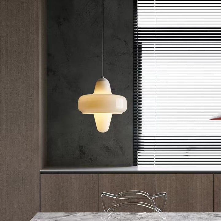 Suspension Luminaire 1-Lumière Couleur Unie Luxe Léger Européen 