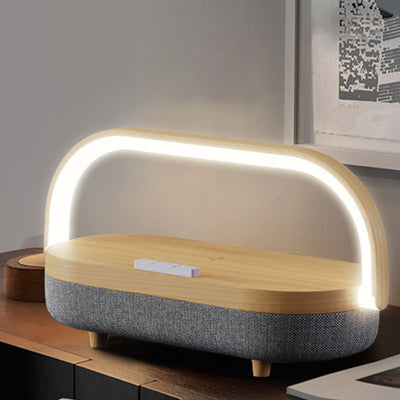 Modern Wireless Charging Induction Bluetooth Charging USB LED Table Lamp