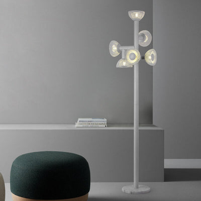 Modern Creative Speaker Shade 3/6 Light Standing Floor Lamp