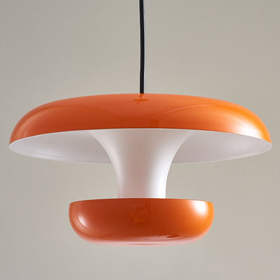Moderne, minimalistische, einfarbige LED-Pendelleuchte aus Qualleneisen 