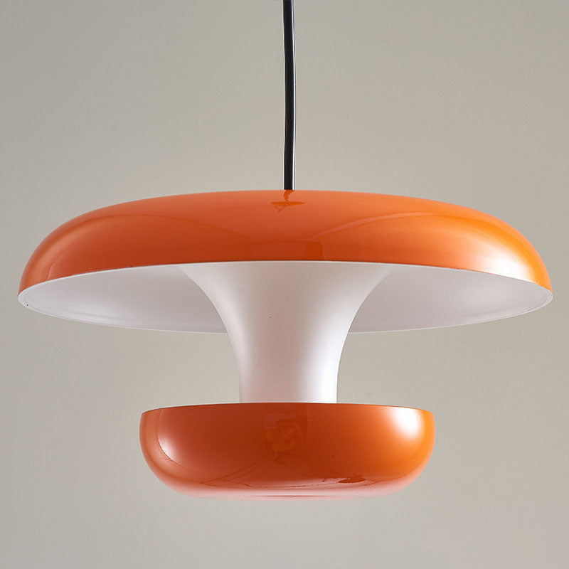 Moderne, minimalistische, einfarbige LED-Pendelleuchte aus Qualleneisen 