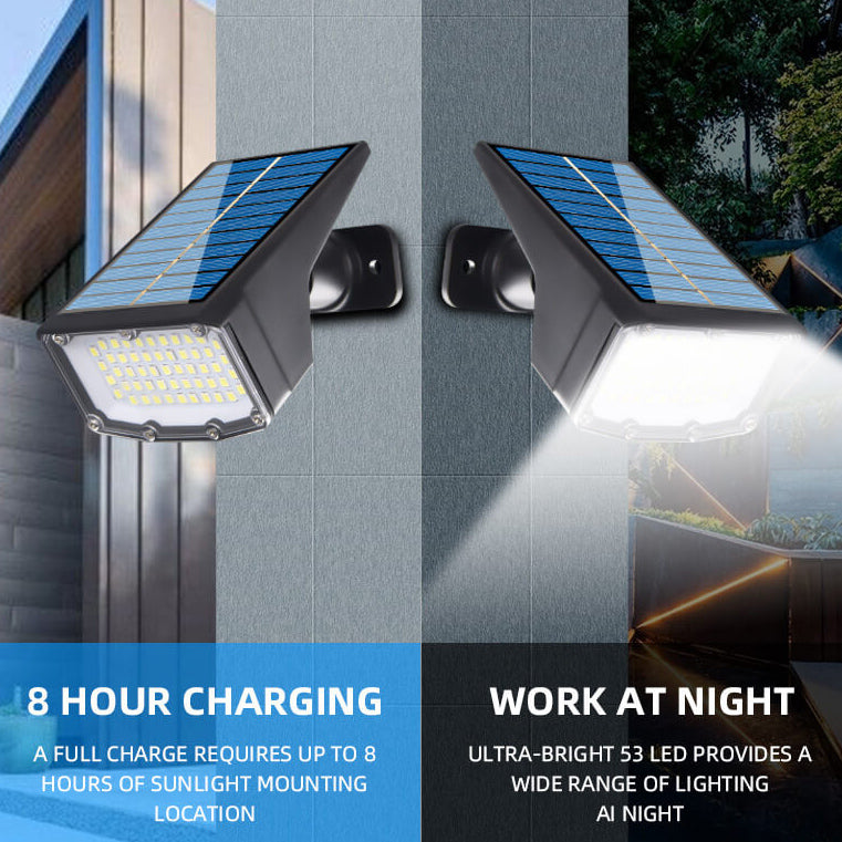 Solar-Spotlight Outdoor Superhell Wasserdicht Boden-Einsteck-Rasenlicht Landschaftslicht 