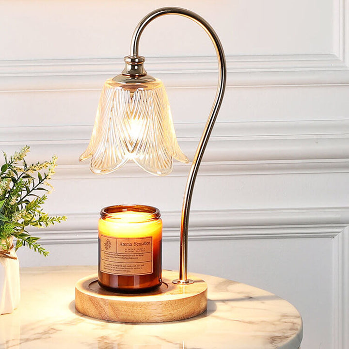 Lampe de table Nordic Light Luxury Log Marble 1-Light Melting Wax 