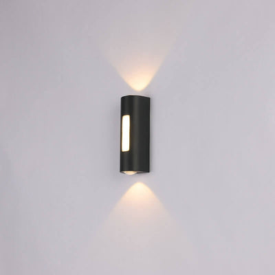 Modern Minimalist Cylindrical Design LED Outdoor Decorative Wall Sconce Lamp