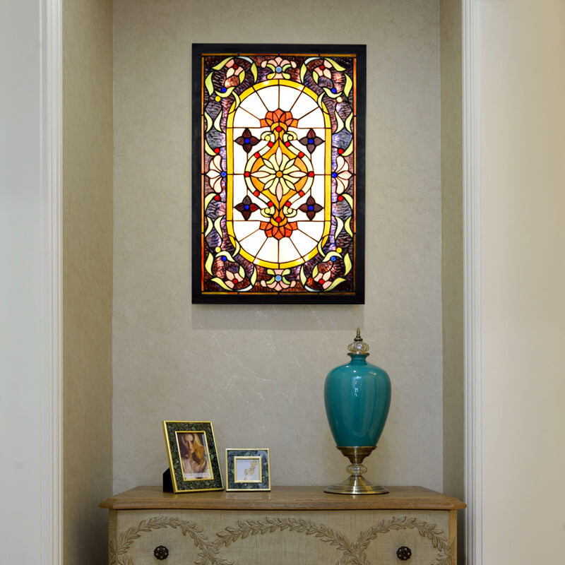 Creative Luxury Stained Glass Tiffany LED Wall Sconce Lamp