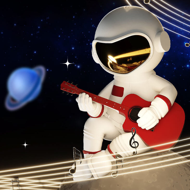 Modern Creative Flying Saucer Space Astronaut Children LED Chandelier