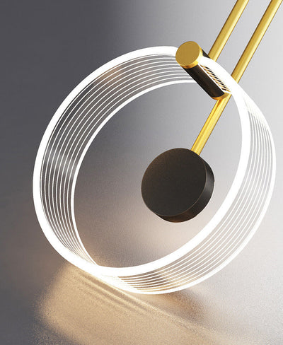 Nordic Light Creative Ring Long Line LED-Pendelleuchte