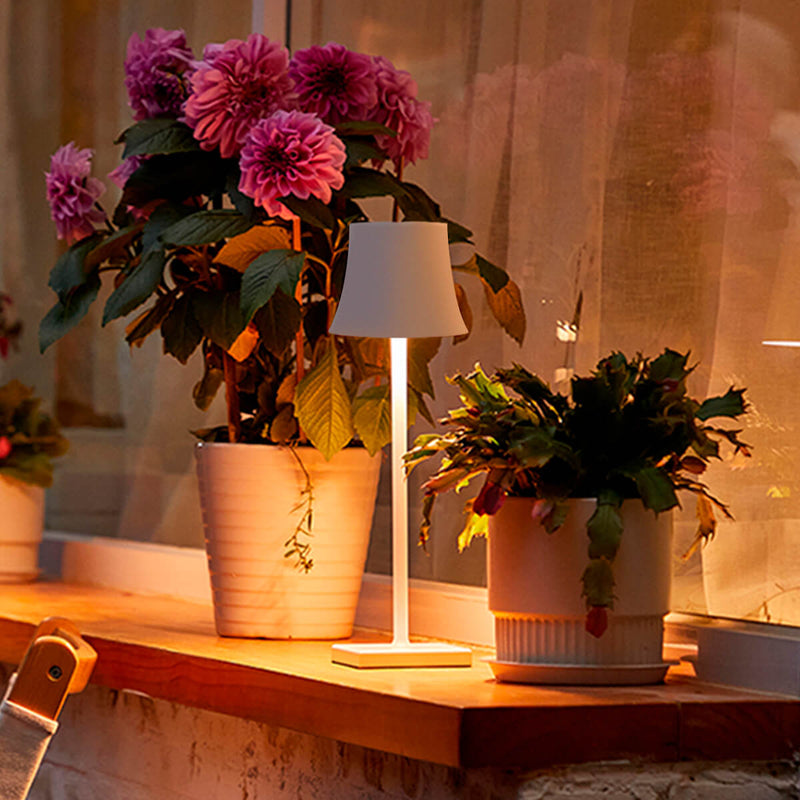 Nordic Creative Arc Shade Touch Infinitely Dimmable LED Table Lamp
