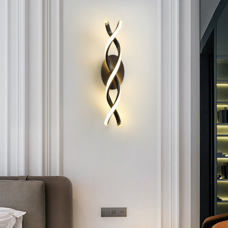 مصباح حائط LED على شكل خطوط إبداعية إسكندنافية 