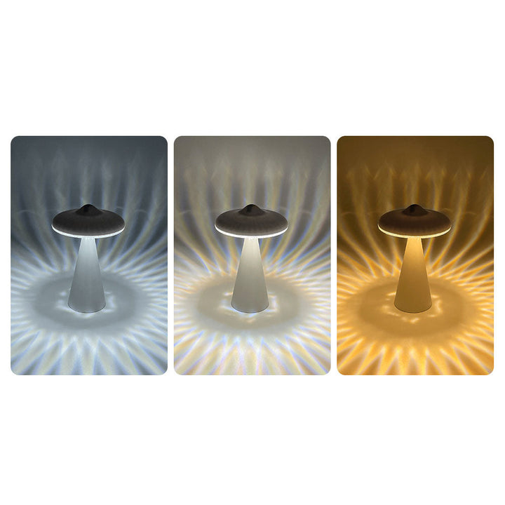 Modern Creative UFO USB Rechargeable LED Night Light Table Lamp