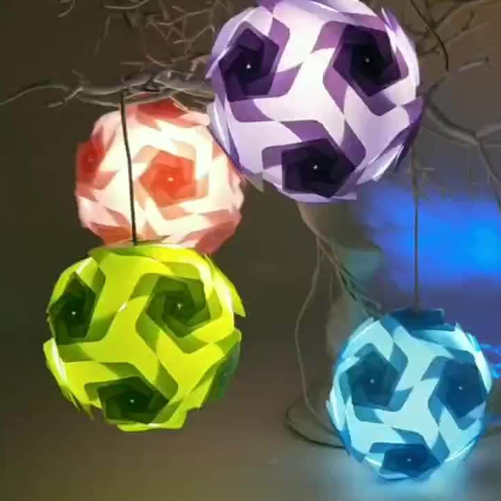 DIY Mondlampe LED Nachtlicht USB Dekorative Tischlampe 