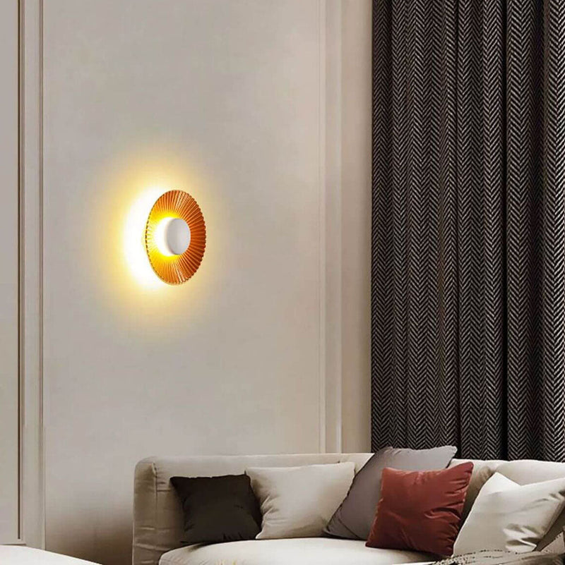 Contemporary Creative Aluminum Shell Shade LED Wall Sconce Lamp For Kitchen