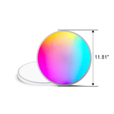 ضوء سقف LED ذو أجواء قابلة للتعتيم مع جهاز تحكم عن بعد دائري RGB 
