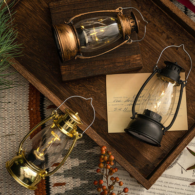 Modern Retro Christmas Decorative LED Night Light Table Lamp